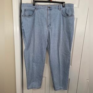 Mens Resolute Bay 100% Cotton Vintage Wash Slightly Tapered Leg Jeans